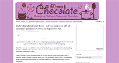 Desktop Screenshot of mamachocolateblog.com